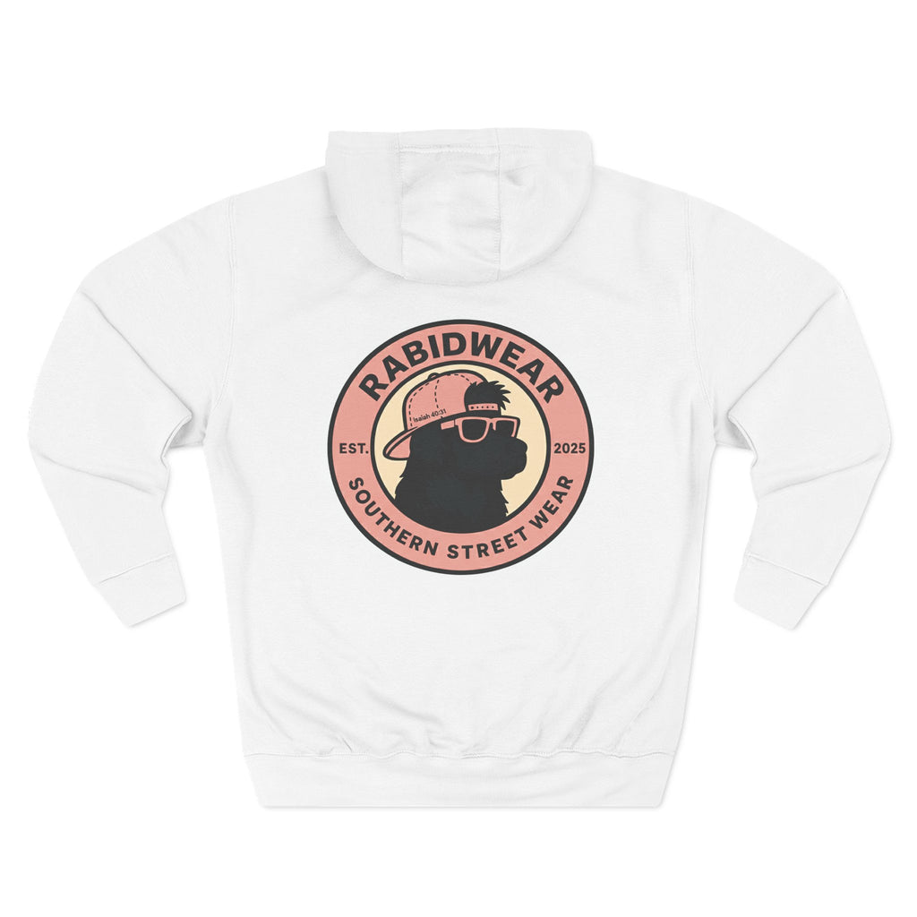 RabidDawg logo-Pink Hoodie