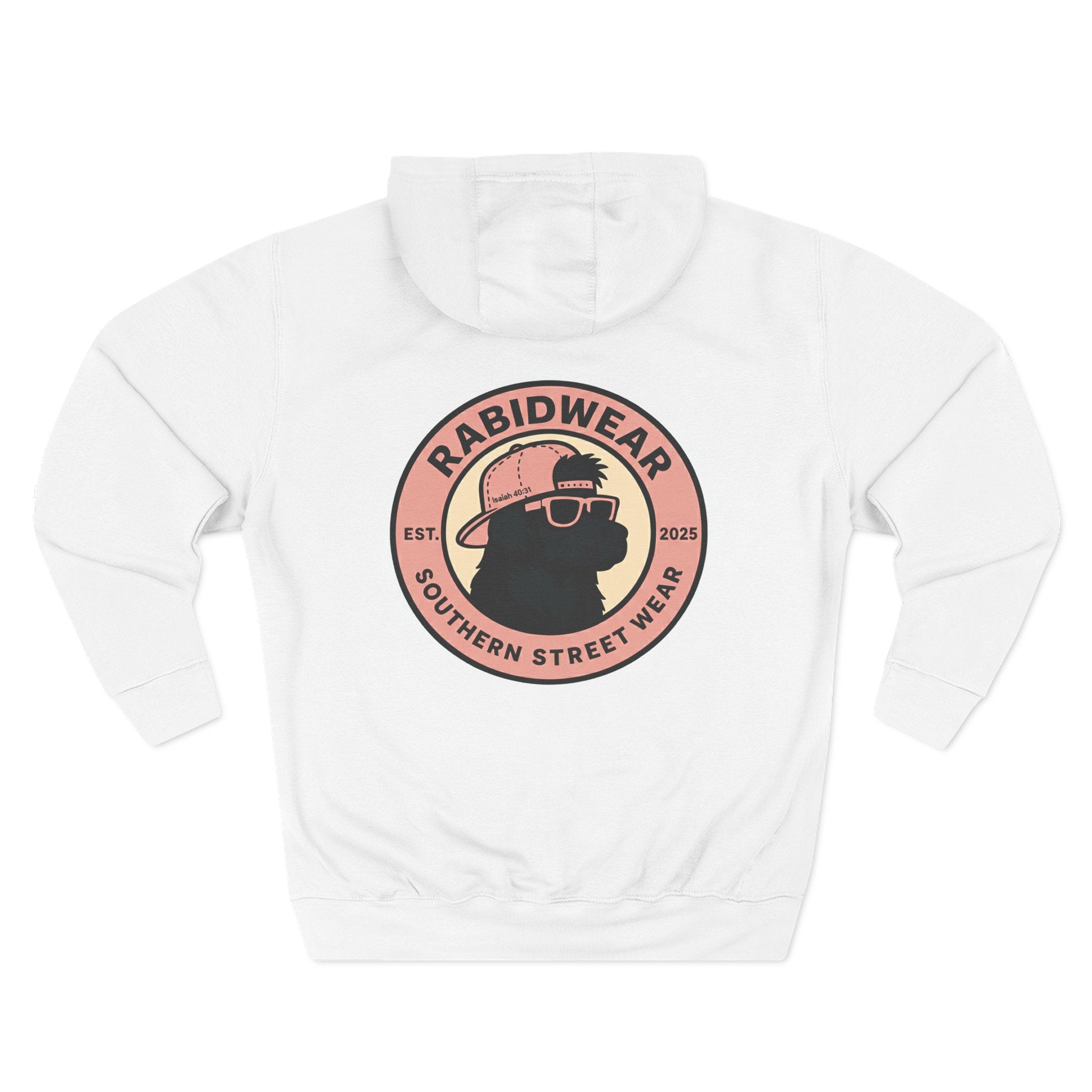 RabidDawg logo-Pink Hoodie