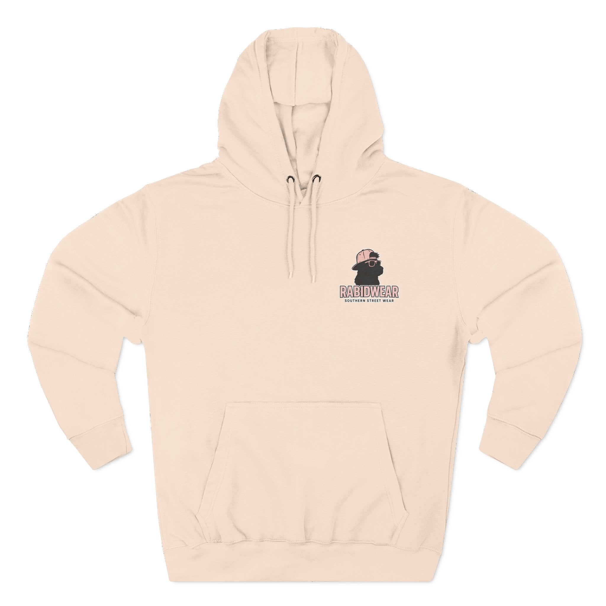 RabidDawg logo-Pink Hoodie