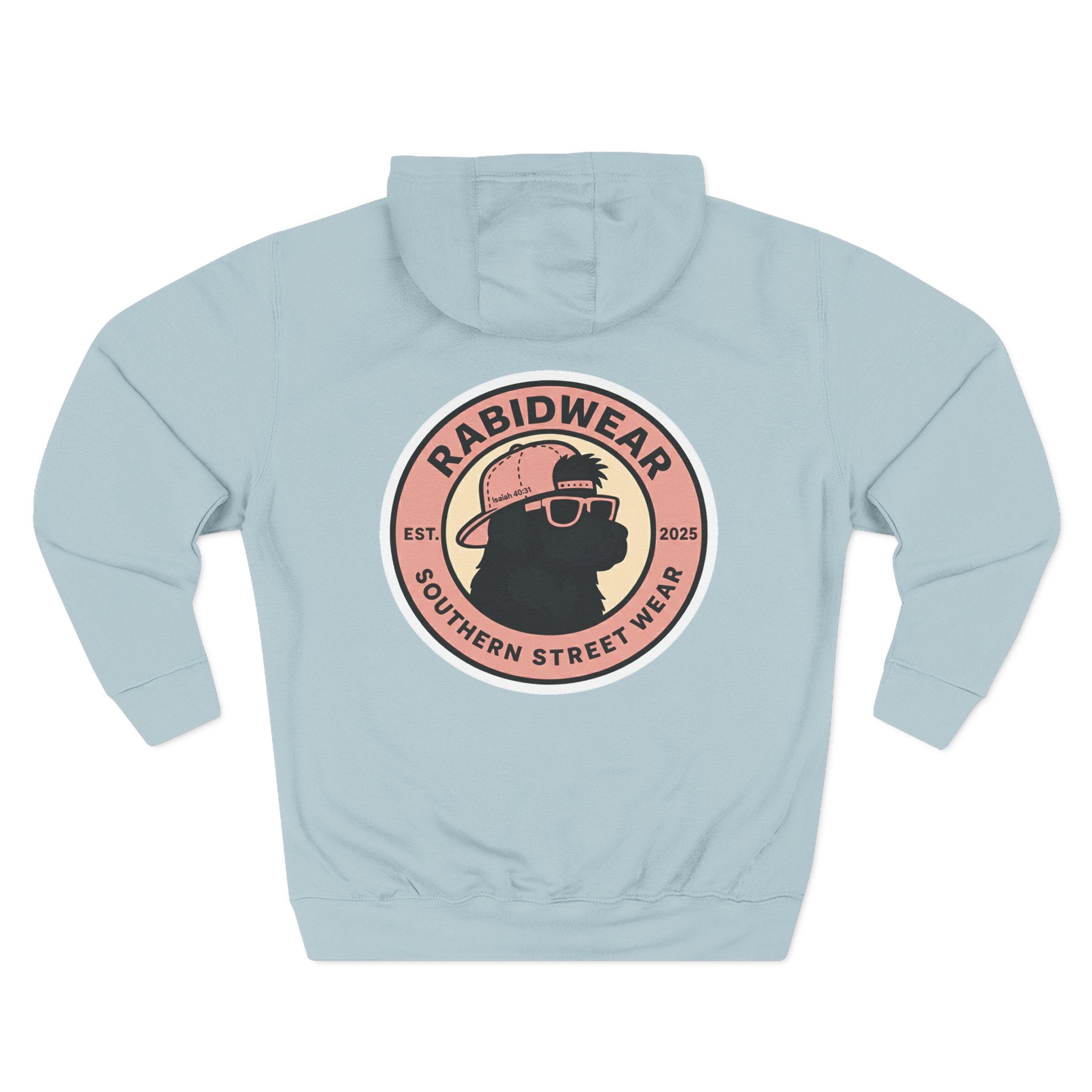RabidDawg logo-Pink Hoodie