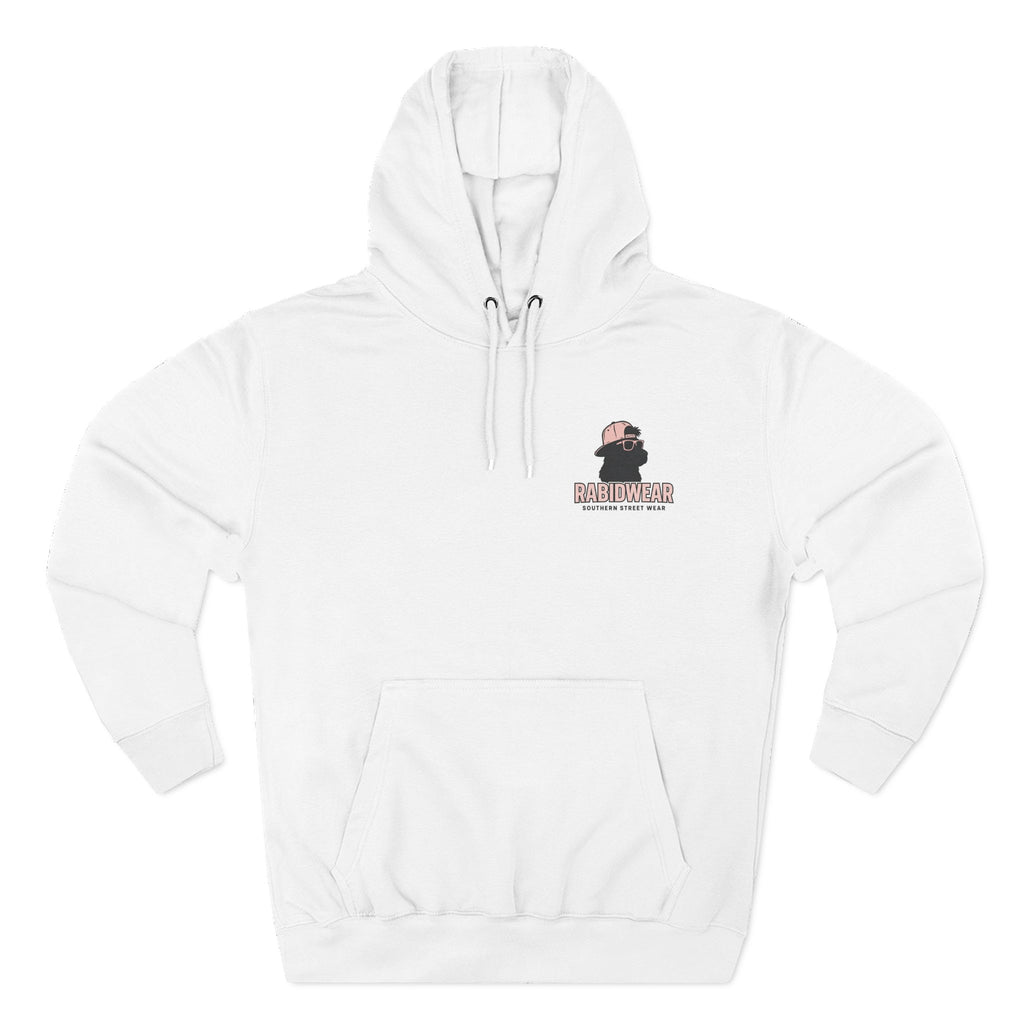 RabidDawg logo-Pink Hoodie