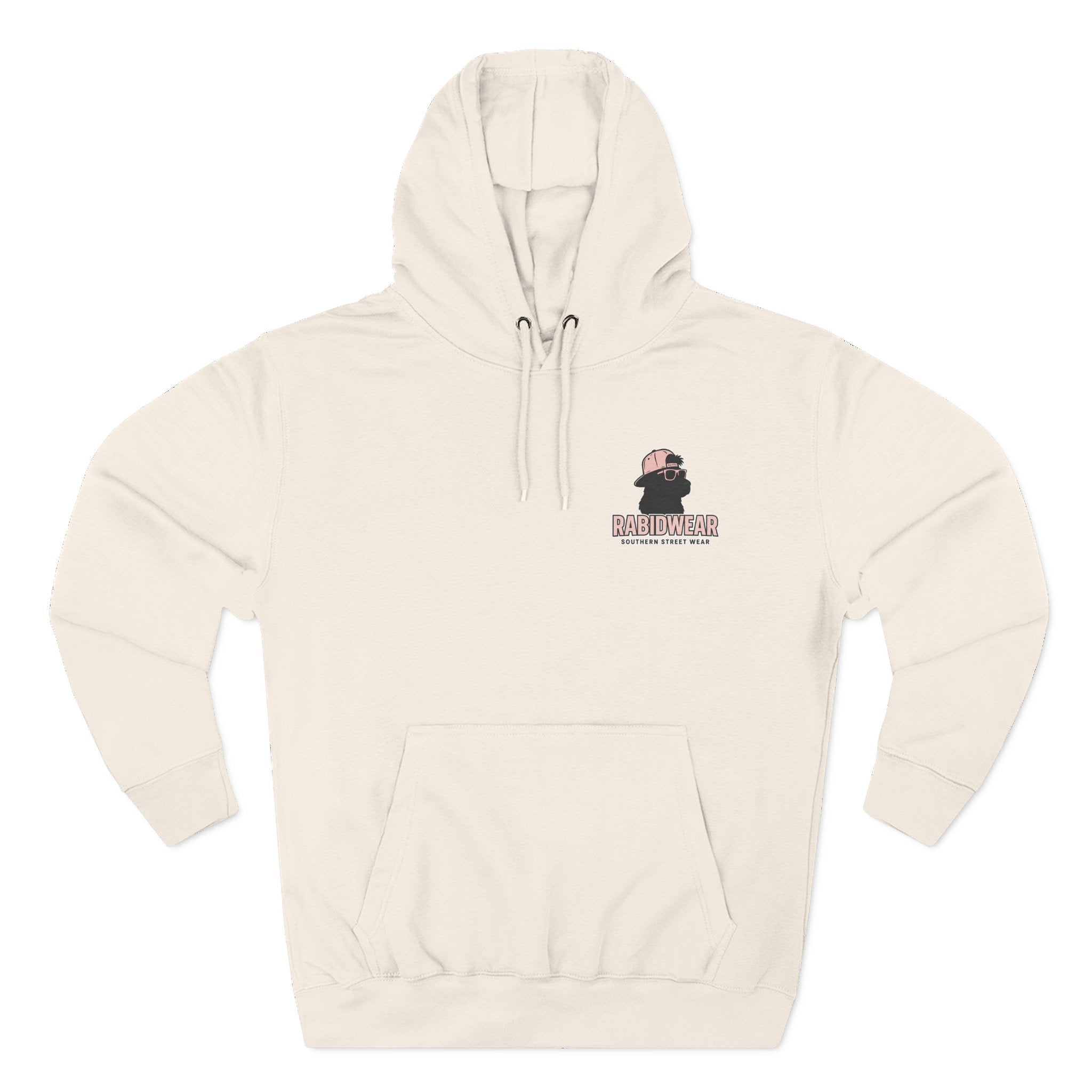 RabidDawg logo-Pink Hoodie