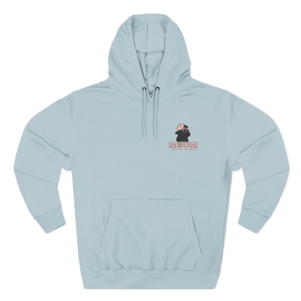 RabidDawg logo-Pink Hoodie
